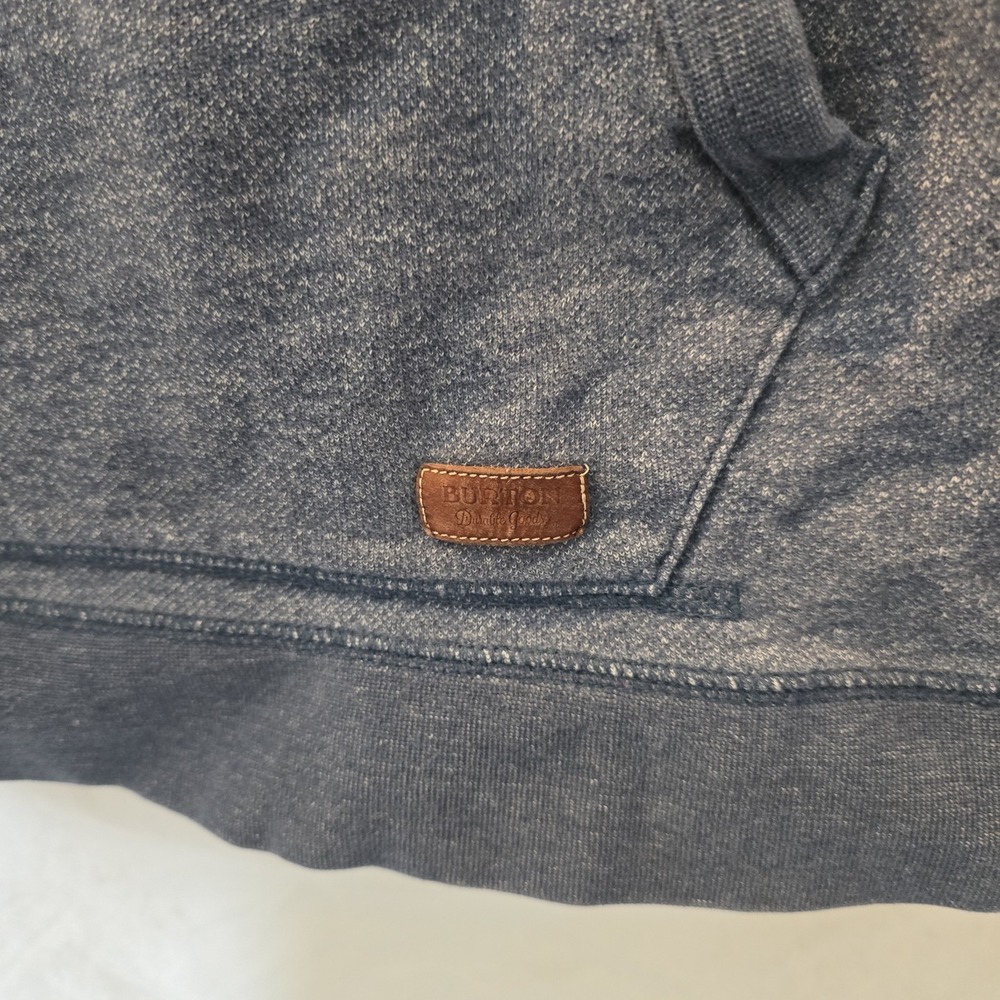 Burton Women's Hoodie Sweatshirt Blue Size S "Burton Durable Goods" Spellout‎ - Picture 3 of 15